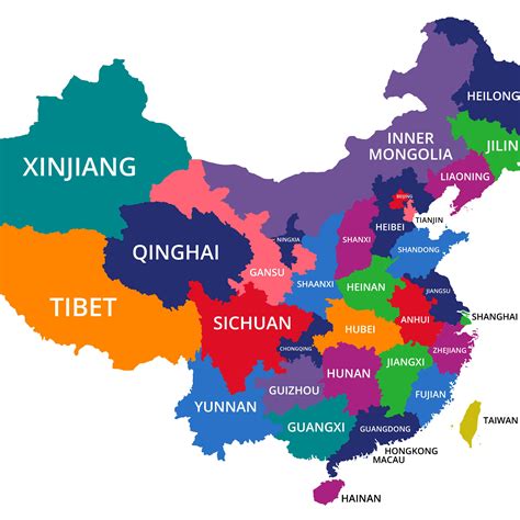 what are the provinces in china